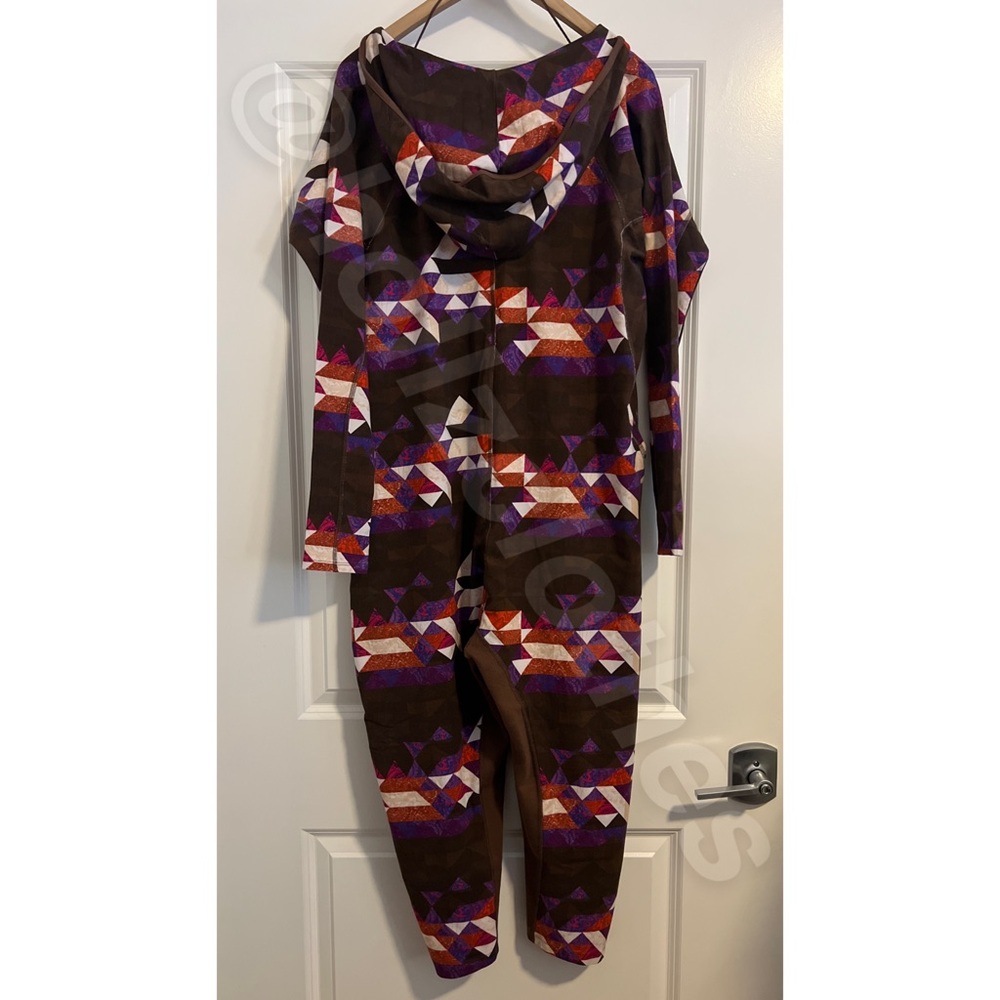 Hot Shot Long Sleeve Printed Onesie Geometric Print S - Picture 8 of 8